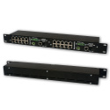 2x Managed Gigabit PoE Injector 5G7A-M in RACK housing