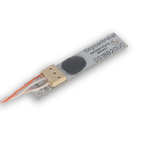 DS18B20UC temperature sensor - twisted pair connector
