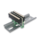 Universal DIN rail-mounted splitter