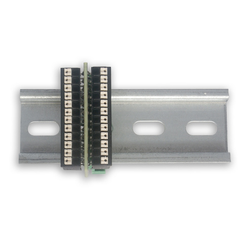 Universal DIN rail-mounted splitter