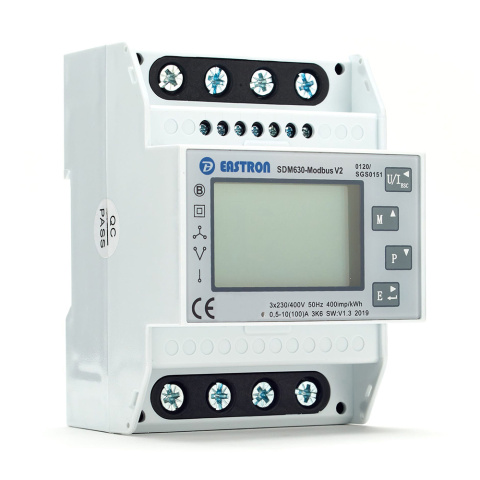 Three-phase energy meter Eastron SDM630-Modbus