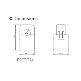 ESCT-T24 150A/5A sensor
