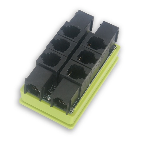 tBS - 10-port RJ12 splitter (I2C/1-Wire)