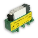 Relay board with RM85 relay 16 A, 24 V coil, with DIN rail mount